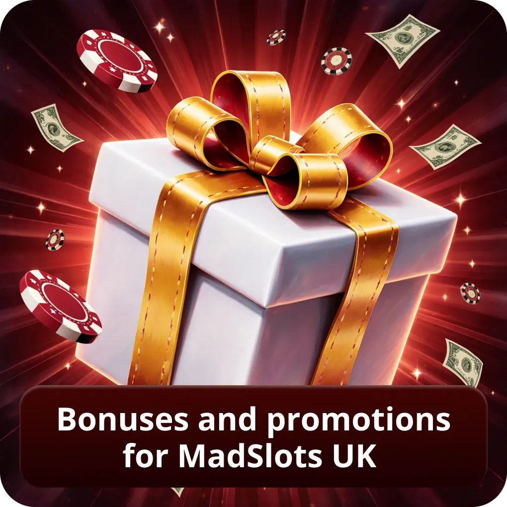 Bonuses and promotions for MadSlots UK