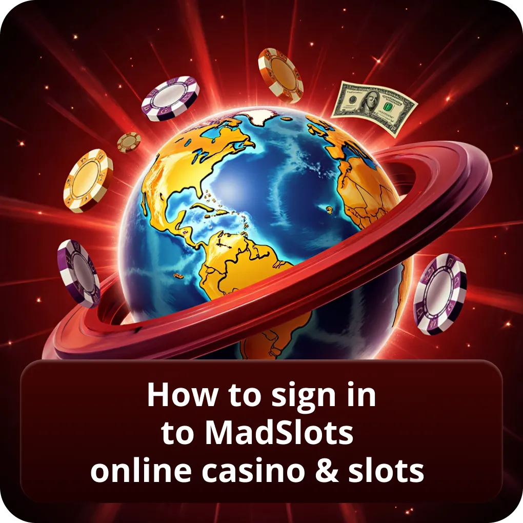 How to sign in to MadSlots online casino & slots